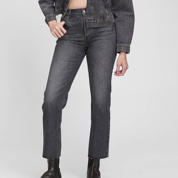 GAP Black Cheeky Straight Jeans - Picture 2 of 6